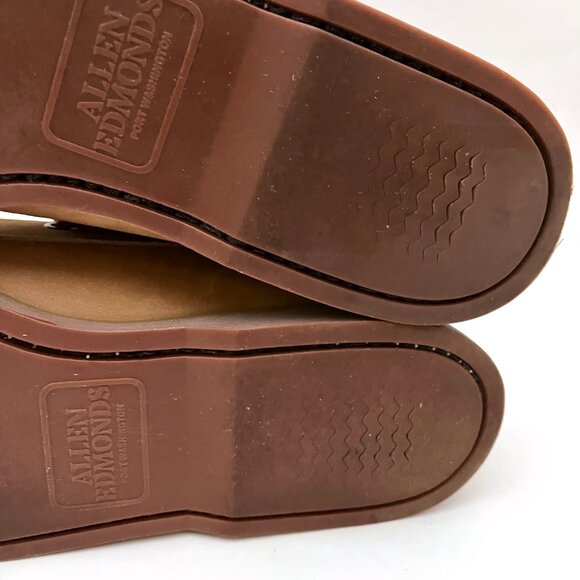 ALLEN EDMONDS Force 10 Suede Deck Boat Shoes Tan main image 12